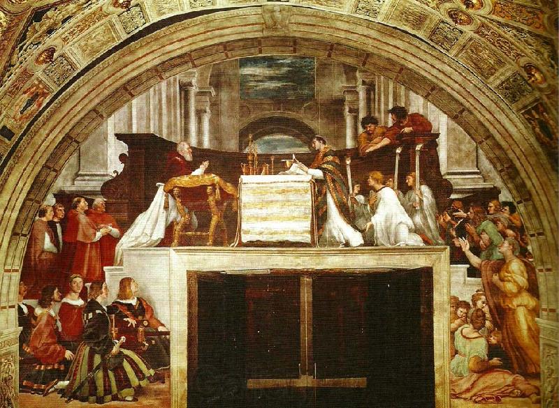 Raphael mass at bolsena Germany oil painting art