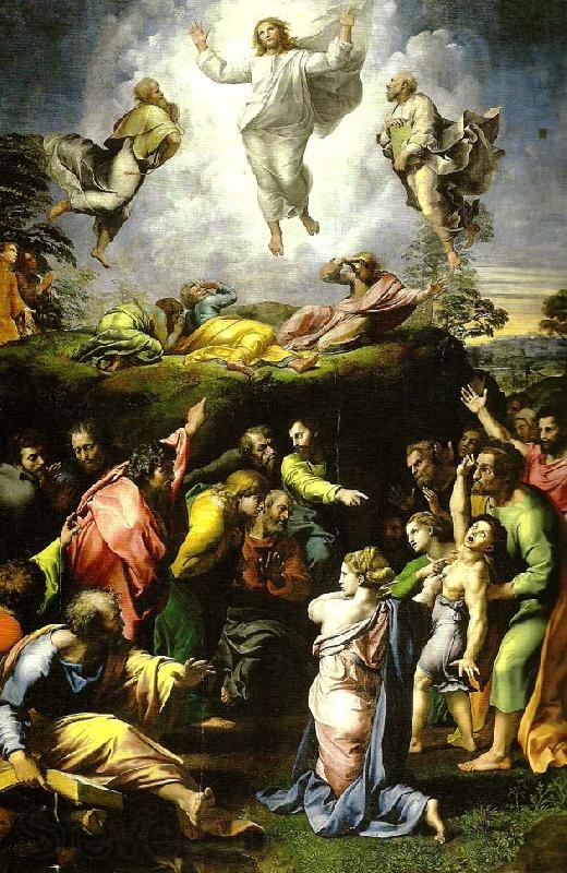 Raphael transfiguration Norge oil painting art