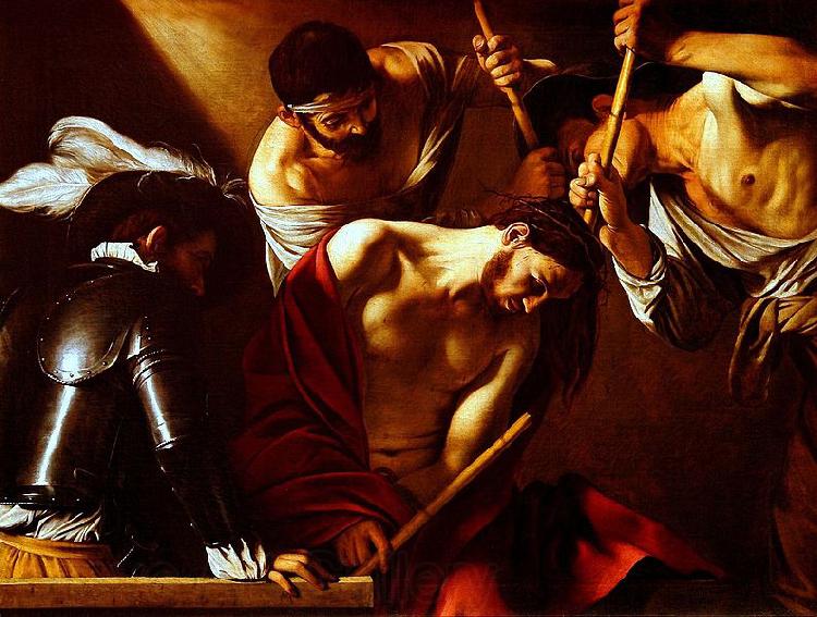Caravaggio Dornenkronung Christi France oil painting art