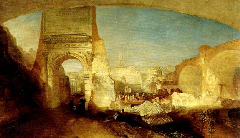 J.M.W.Turner forum romanum Spain oil painting art