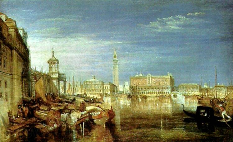 J.M.W.Turner bridge of sighs, ducal palace and custom house Norge oil painting art