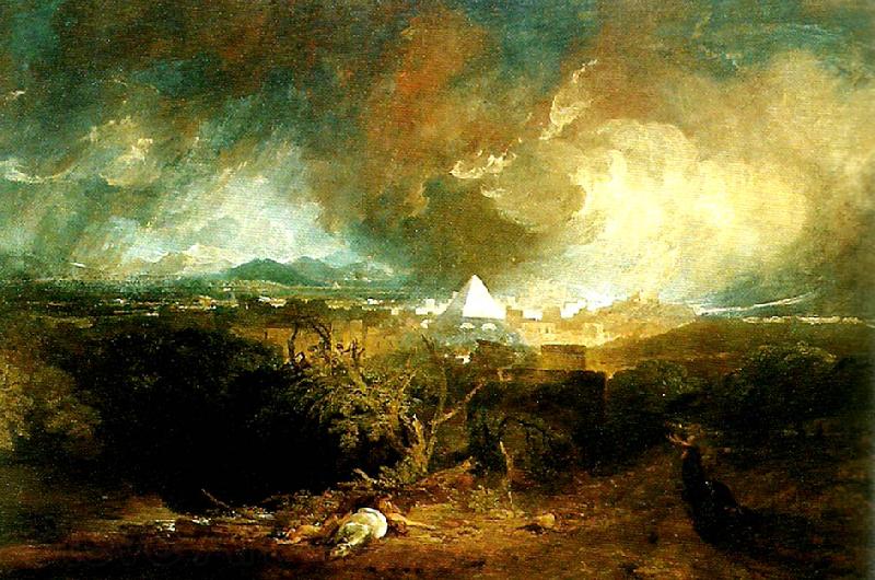 J.M.W.Turner the fifth plague of egypt Germany oil painting art