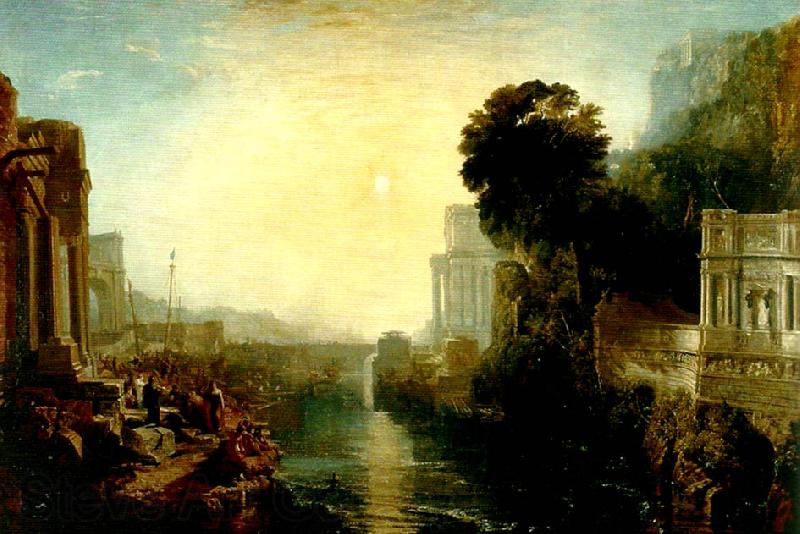 J.M.W.Turner dido building carthage France oil painting art