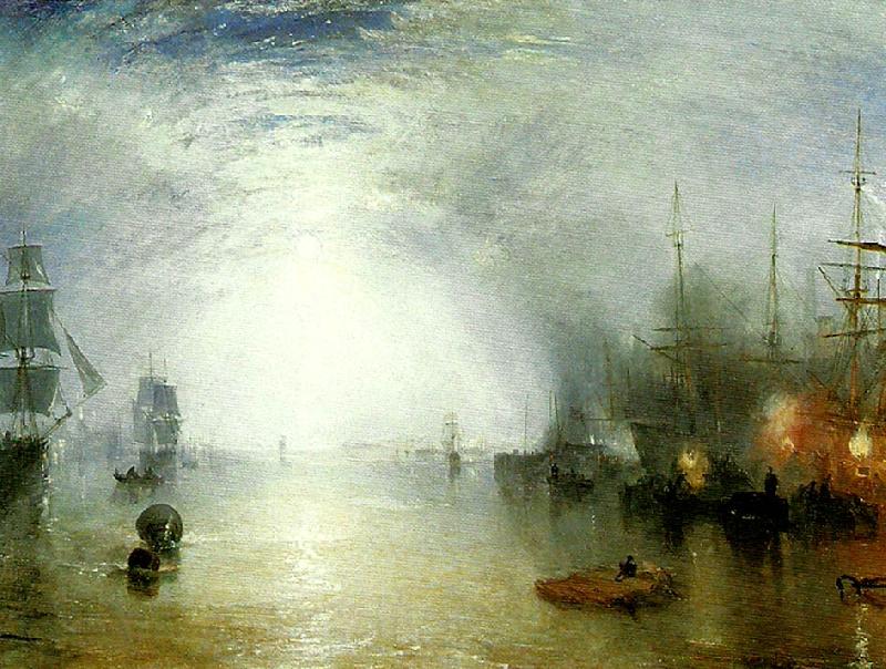 J.M.W.Turner keelmen heaving in coals by night Germany oil painting art