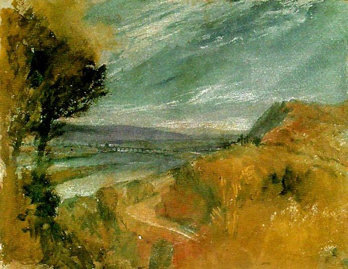 J.M.W.Turner mosel from the hillside at pallien France oil painting art