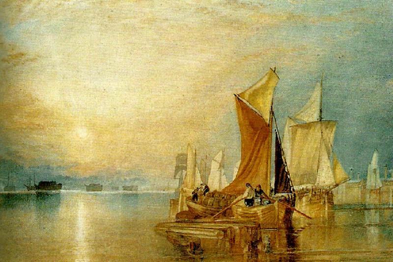 J.M.W.Turner stangate creek on  the river medway France oil painting art