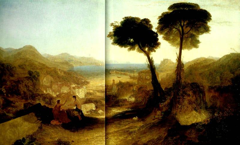 J.M.W.Turner the bay of baiae with appllo and the sibyl