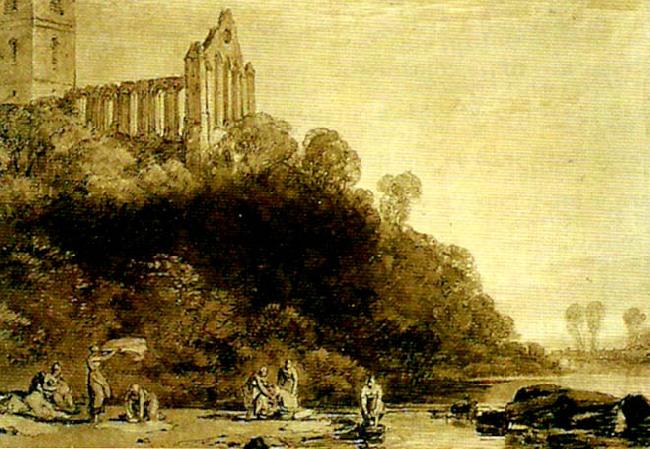 J.M.W.Turner dumblain abbey, scotland France oil painting art