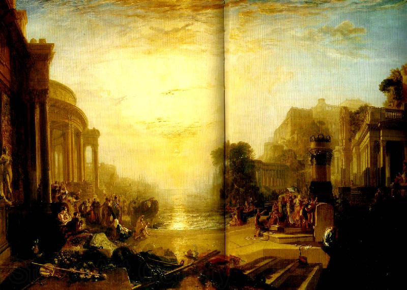 J.M.W.Turner the deline of the carthaginian empire Spain oil painting art