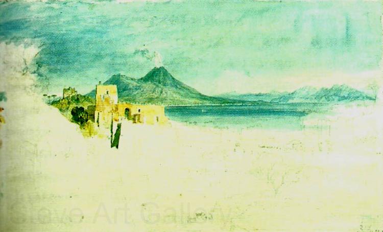J.M.W.Turner view of naples in the distance Norge oil painting art