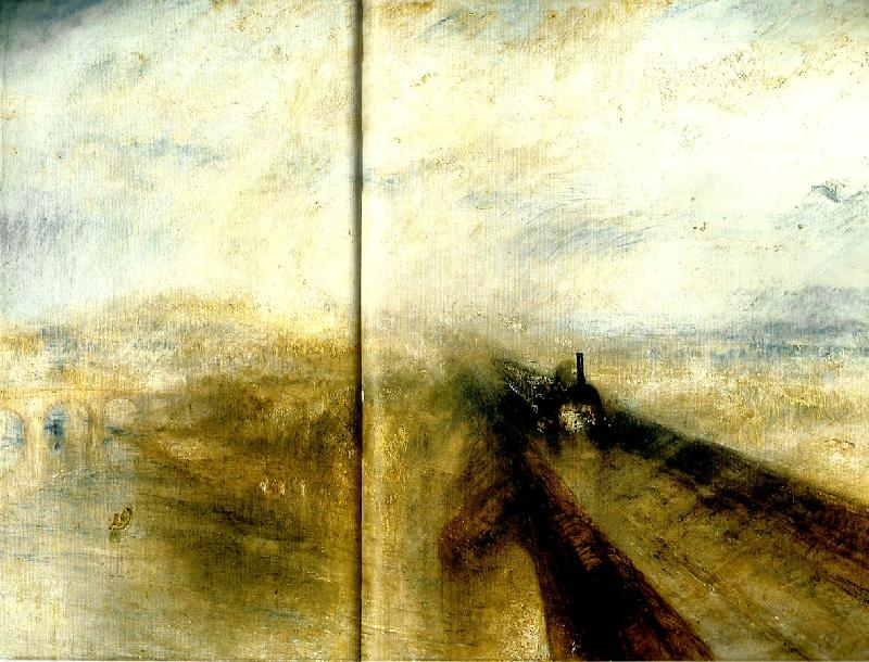 J.M.W.Turner rain, steam and speed Germany oil painting art