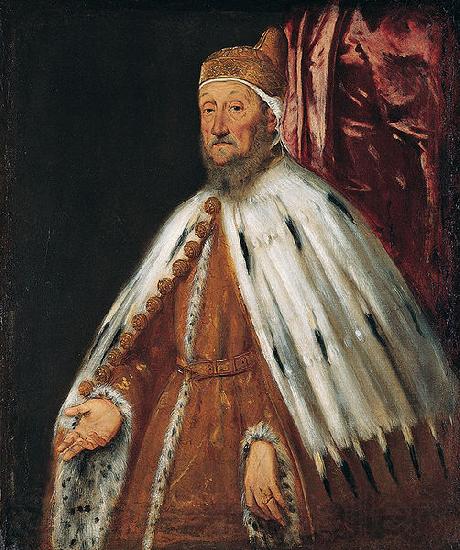 Tintoretto Portrait of Doge Pietro Loredan Spain oil painting art