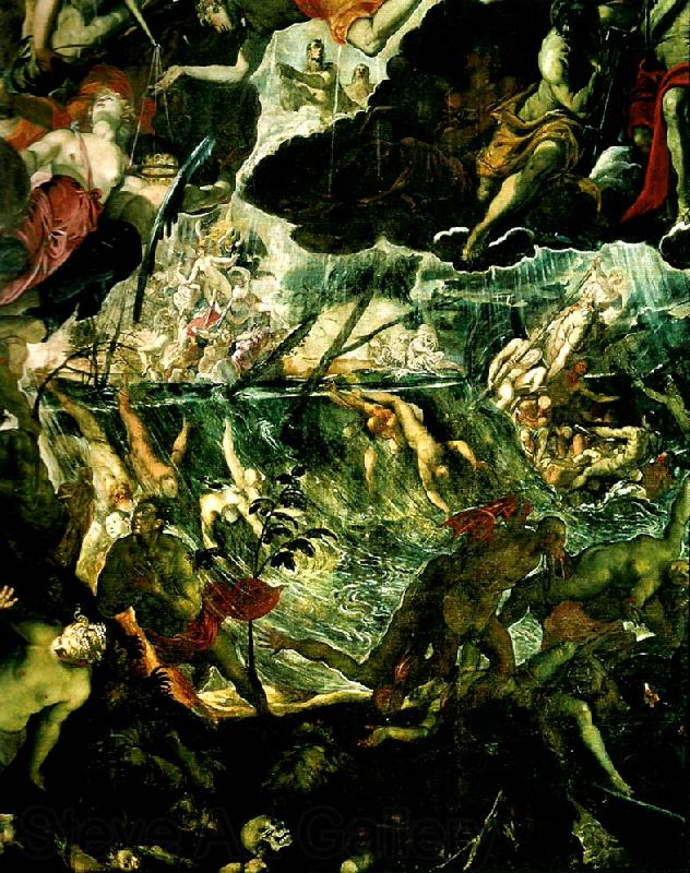 Tintoretto the last judgement Spain oil painting art