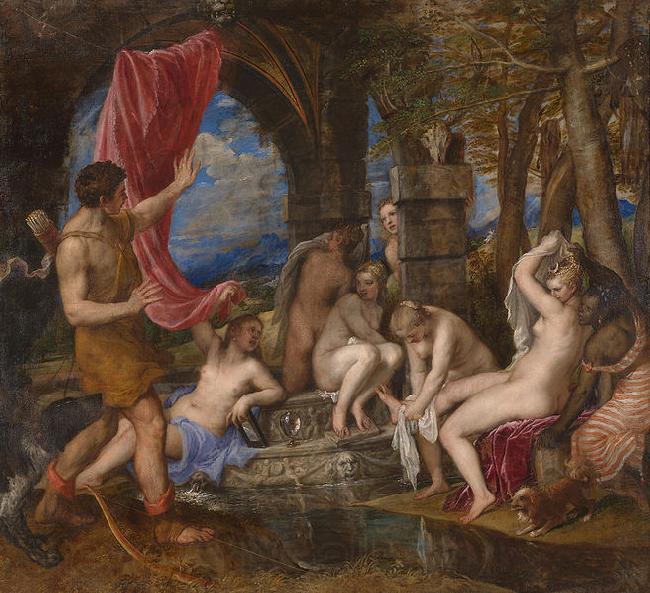 Titian Diana and Actaeon France oil painting art
