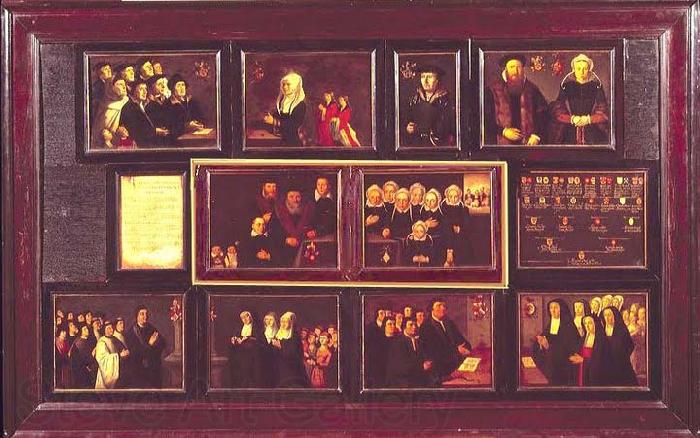 Anonymous Portretten en kwartierstaat der voorouders van Gerrit Pietersz. Schaep van moederszijde.