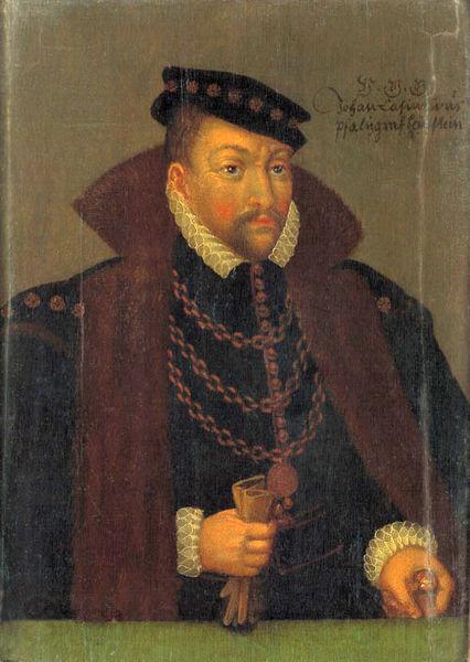 Anonymous Portrait of Johann Casimir von Pfalz Simmern Germany oil painting art