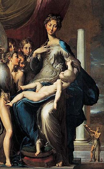 PARMIGIANINO Madonna with Long Neck Norge oil painting art