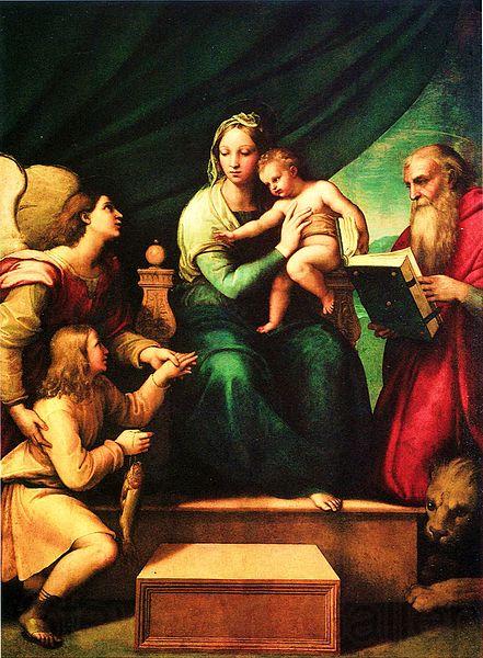 Raphael Madonna and the Fish Spain oil painting art