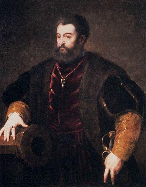 Titian Duke of Ferrara Spain oil painting art