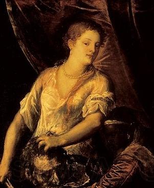 Titian Judith with the head of Holofernes