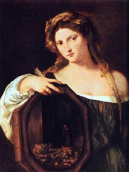 Titian Profane Love - Vanity Norge oil painting art