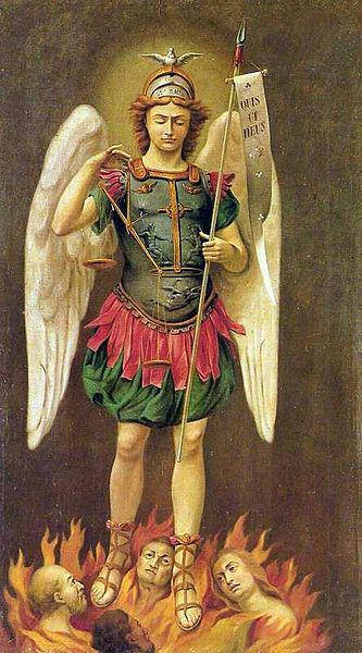 Anonymous Saint Michael Archangel Norge oil painting art