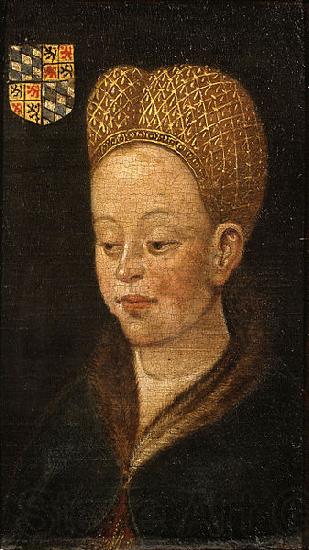 Anonymous Portrait of Margaret of Bavaria Norge oil painting art