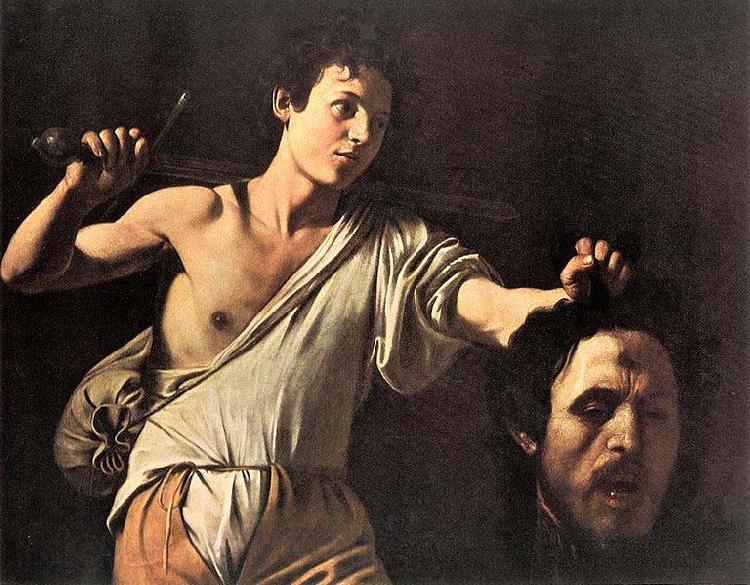 Caravaggio David Germany oil painting art