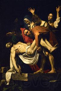 Caravaggio Deposition of Christ Norge oil painting art