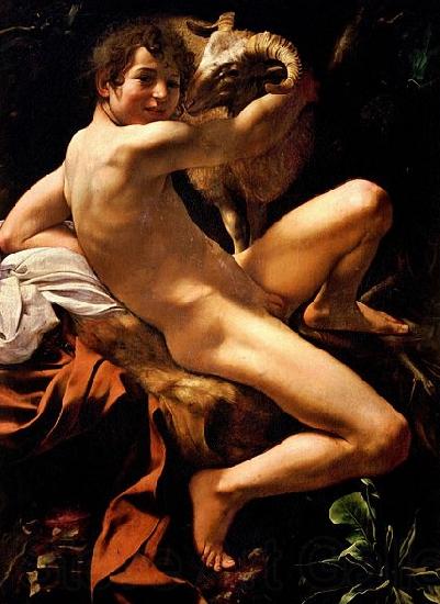 Caravaggio Saint John the Baptist Norge oil painting art