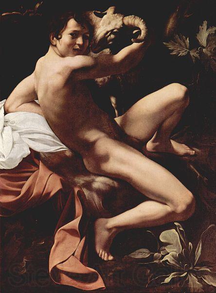 Caravaggio Saint John the Baptist France oil painting art