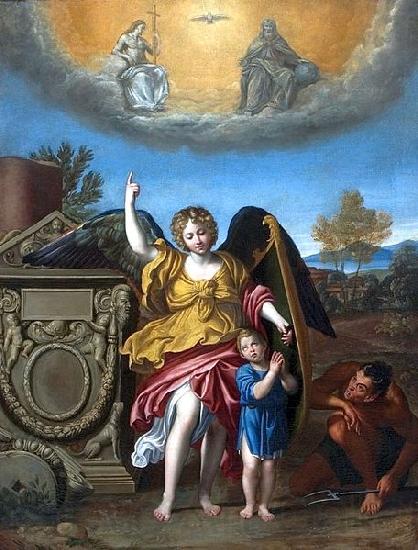 Domenichino Guardian angel Germany oil painting art