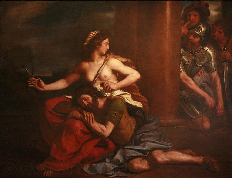 GUERCINO Samson and Delilah Spain oil painting art