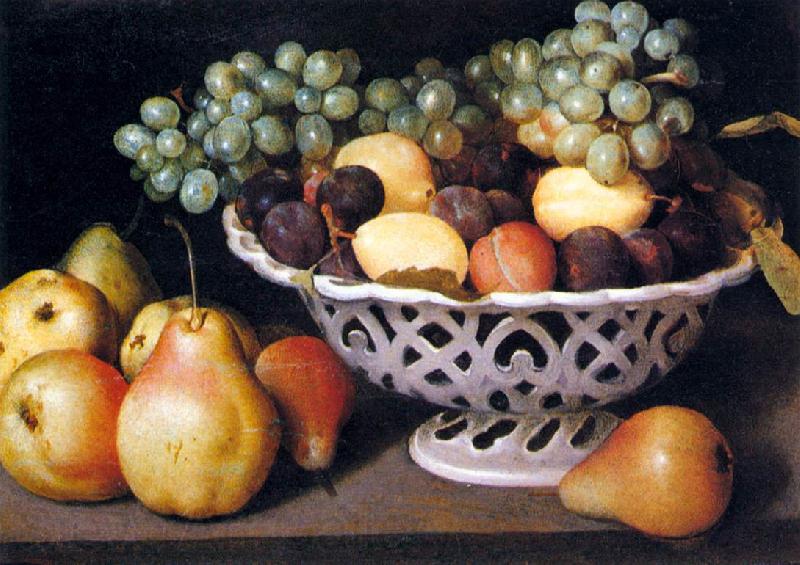Galizia,Fede Maiolica Basket of Fruit France oil painting art