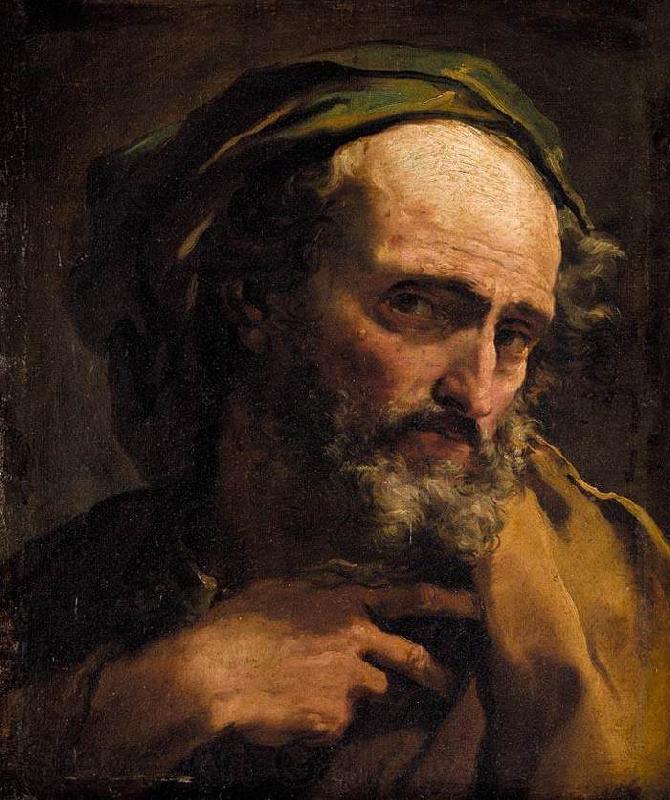 Gandolfi,Gaetano Study of a Bearded Man Spain oil painting art