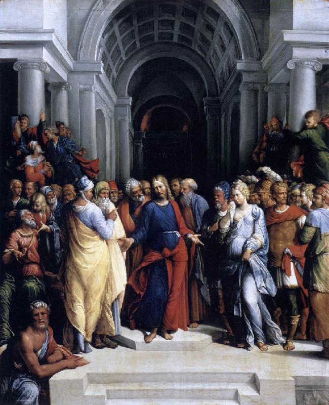 Garofalo Christ and the Adulteress France oil painting art