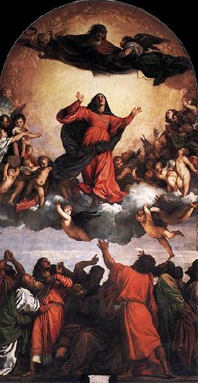 Titian Assumption of the Virgin Norge oil painting art