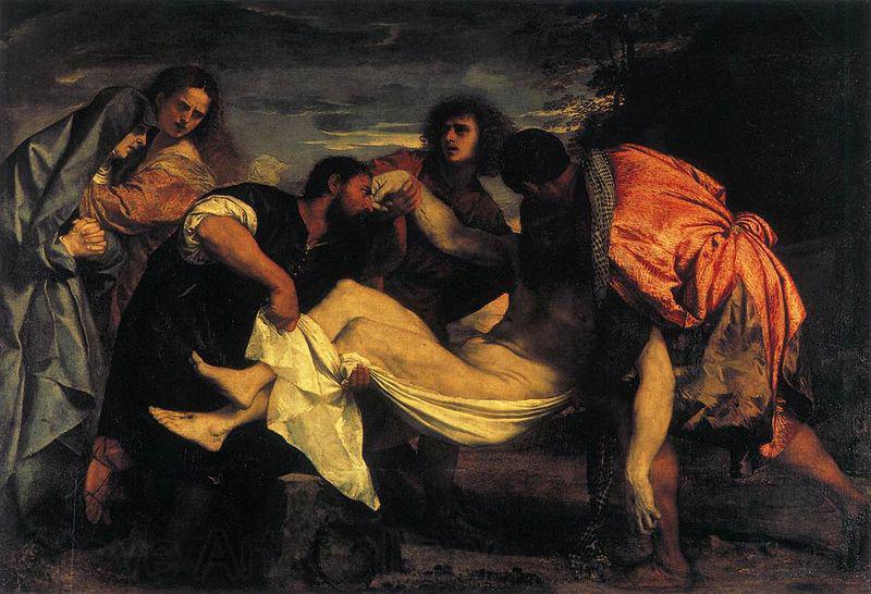 Titian The Entombment France oil painting art