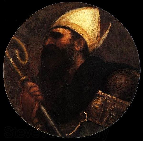 Titian St Augustine Norge oil painting art