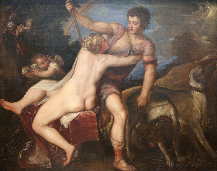 Titian Venus and Adonis Spain oil painting art