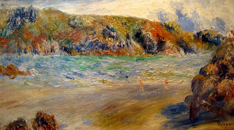 Pierre-Auguste Renoir Guernesey Norge oil painting art