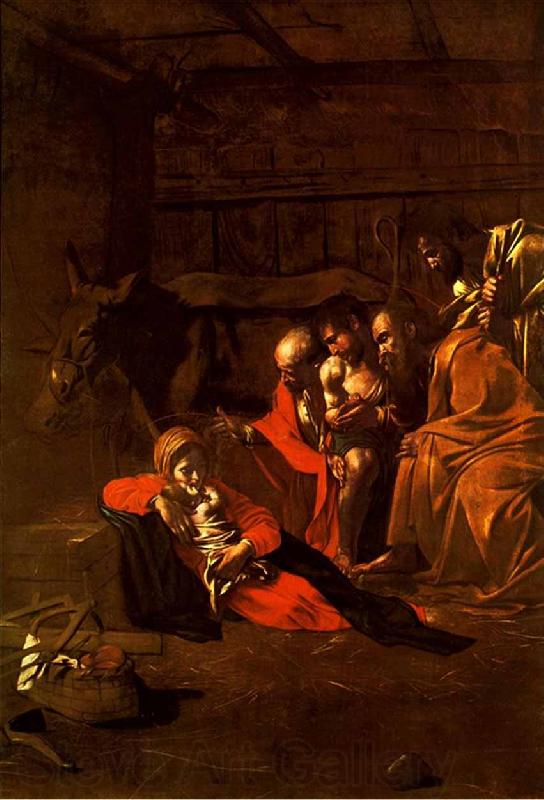 Caravaggio Adoration of the Shepherds Germany oil painting art