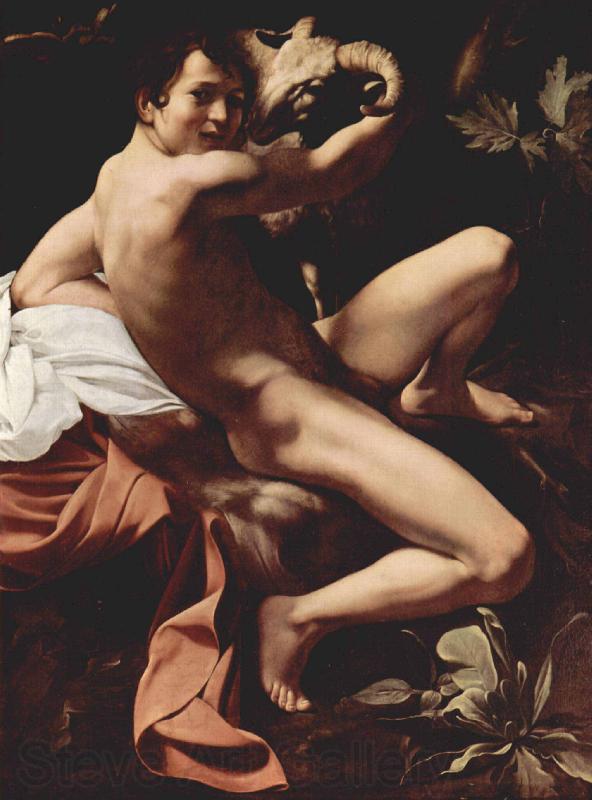 Caravaggio Saint John the Baptist Norge oil painting art