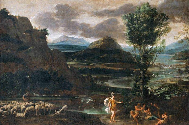 Domenichino Erminia among the Shepherds Germany oil painting art