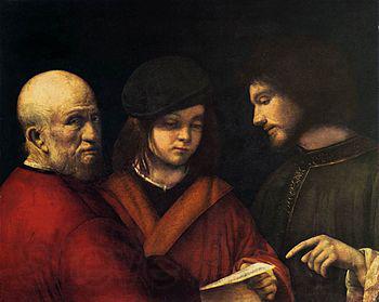 Giorgione The Three Ages of Man Germany oil painting art