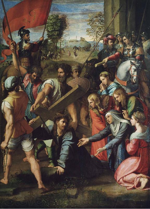 Raphael Christ Falling on the Way to Calvary France oil painting art