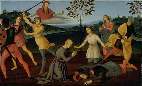 Raphael Jerome Punishing the Heretic Sabinian Spain oil painting art