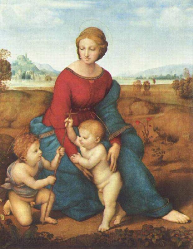 Raphael Madonna del Prato Norge oil painting art