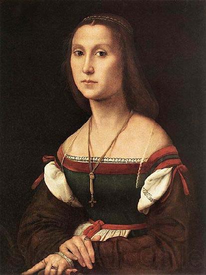 Raphael Portrait of a Woman Norge oil painting art