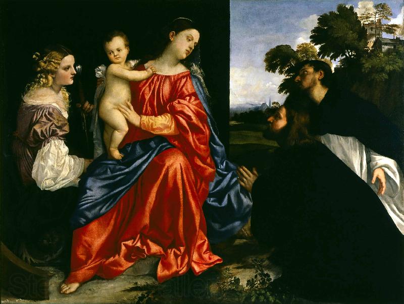 Titian Balbi Holy Conversation Spain oil painting art